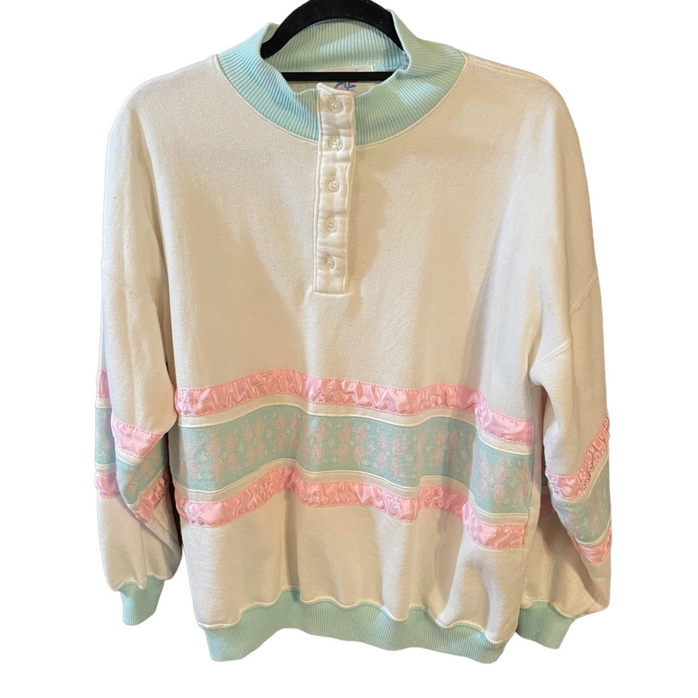 Vintage Active Elements Pastel Sweatshirt ADULT LARGE L